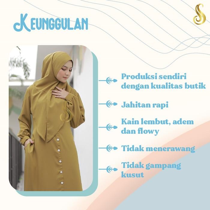 Nayyir- Hoodie Moza Soft Pet Antem Crinkle Airflow HQ Mosscrepe HQ Crepe Hijab Instan