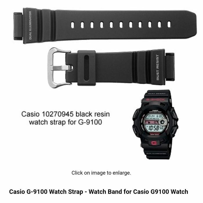 Terbatas Strap G-Shock G-9100-1 / G-9100 / Casio Original