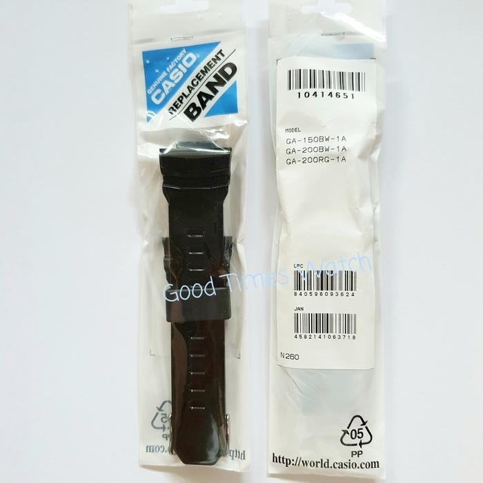 Mantab Strap G-Shock Ga-150Bw / Ga-200Bw / Ga-200Rg / Casio Original