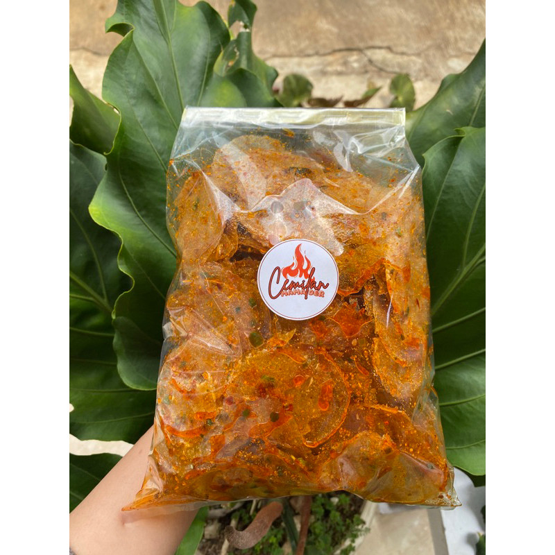 

Dapur Joglo Keripik Kaca Pedas Viral Daun Jeruk Kemasan 250 Gram