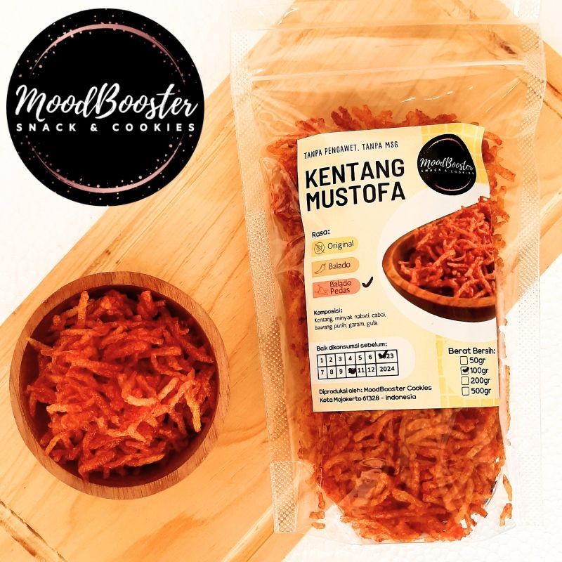 

Dapur Joglo Kentang Mustofa Krispi 100G By Snack Premium Moodbooster Food