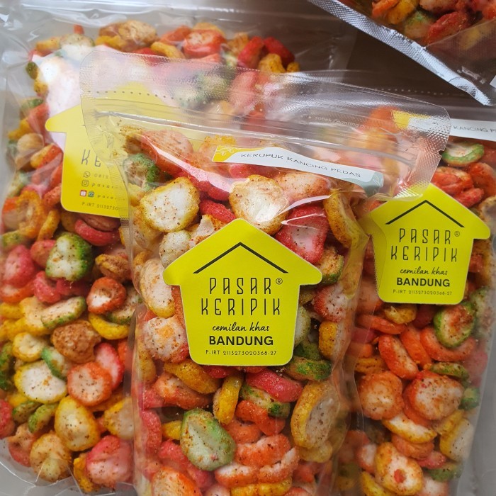 

Dapur Joglo Pasar Keripik Kerupuk Bawang Pedas Size Besar