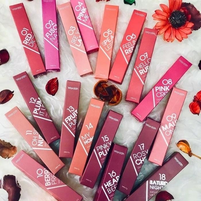 Lip Cream Wardah Matte / Exclusive Lip Cream Wardah Matte