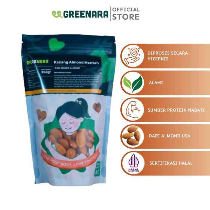 

EatFr3sh- Kacang Almond Mentah 250gr / Raw Almond