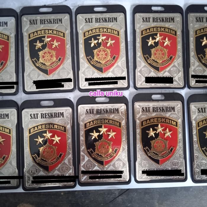 

Lencana Id Card Paminal, Penyidik Pembantu, Bareskrim, Dokkes Polri