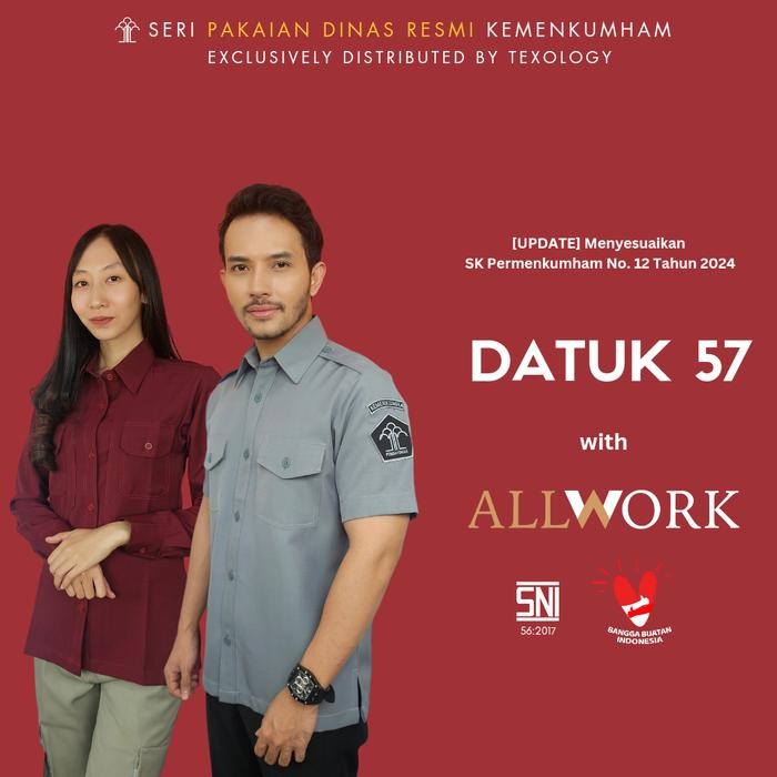 Terbaru Seragam Kemeja Pdl Lapas Pdl Imigrasi Kemenkumham Khusus Wanita Termurah