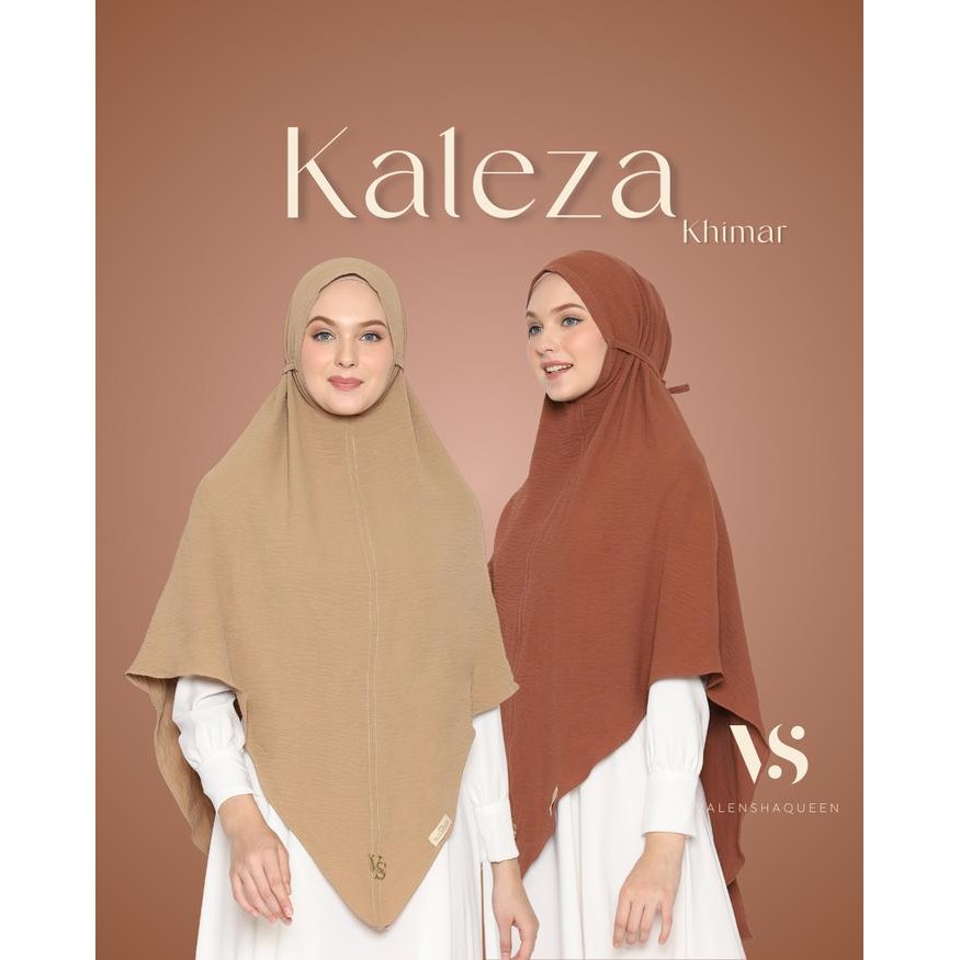 Hijmi- Valenshaqueen Kaleza Khimar XL Hijab Instan Jilbab Syari Kerudung Jumbo Hijab Crinkle Ori