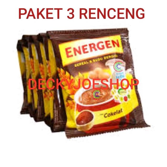 

EatFr3sh- Energen coklat 3 renceng ( 30sachet Chocolate Manis Cokelat
