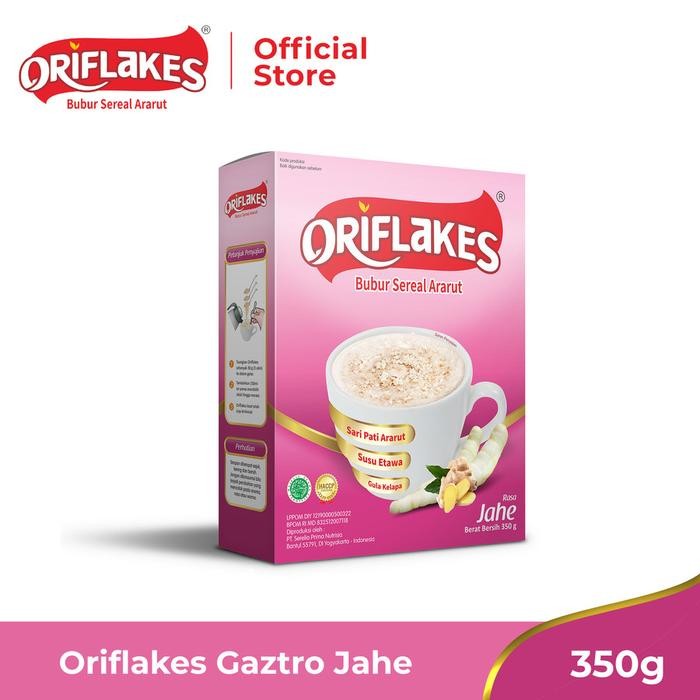 

EatFr3sh- Oriflakes Bubur Sereal Ararut Gaztro - Jahe - 350 Gram