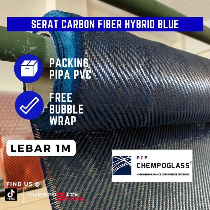 serat karbon kevlar hybrid fabric carbon kevlar merah kuning biru oren