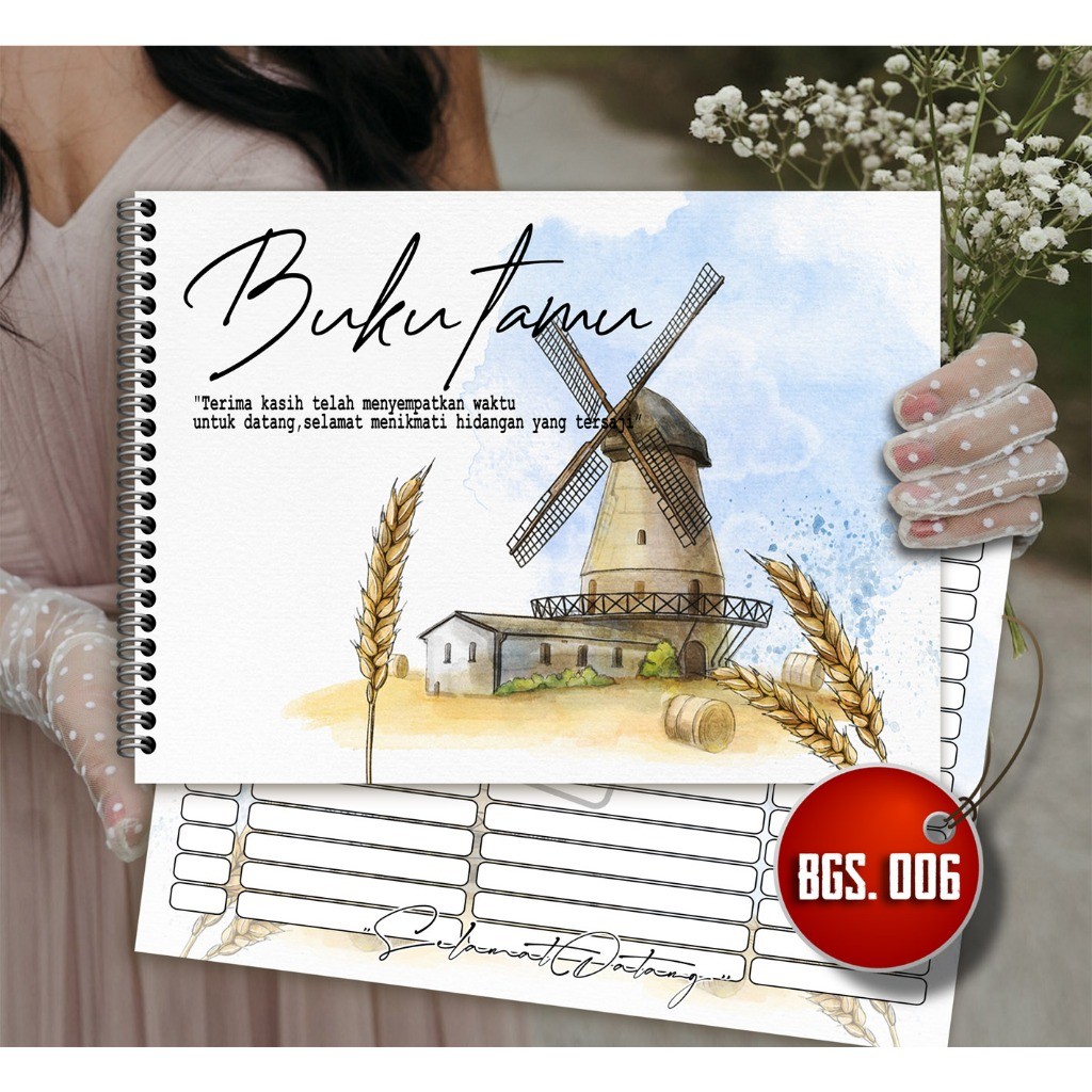 

UM1 BUKU TAMU/ GUEST BOOK I PERNIKAHAN I KHITANAN I