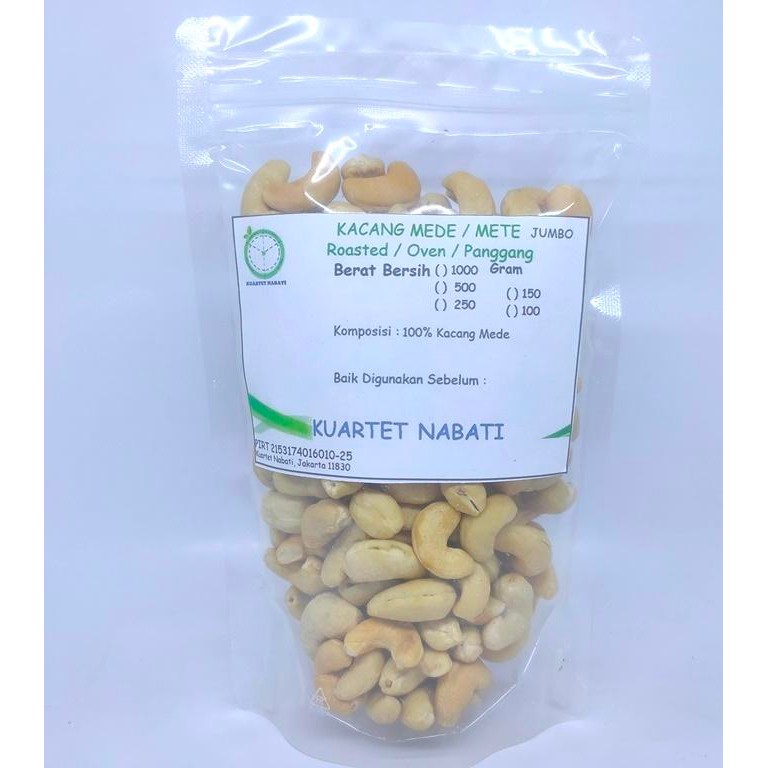 

EatFr3sh- Kacang Mede - Mete Oven - Roasted Cashew - Matang - Jumbo - 250 Gr