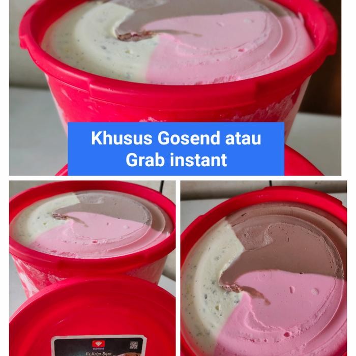

EatFr3sh- Ice cream Diamond 8 liter Neopolitan 3 rasa