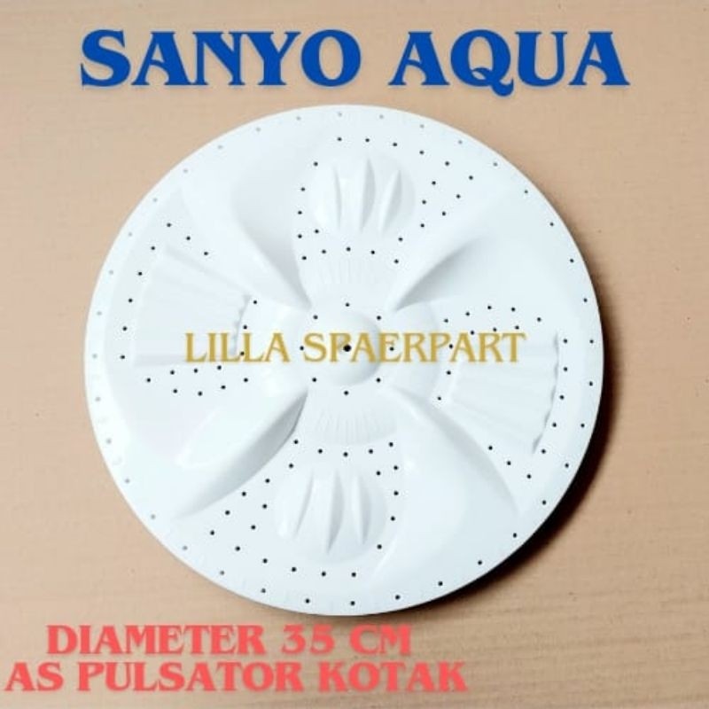 PULSATOR MESIN CUCI SANYO AQUA 2 TABUNG FREE 1 PCS BAUT PULSATOR