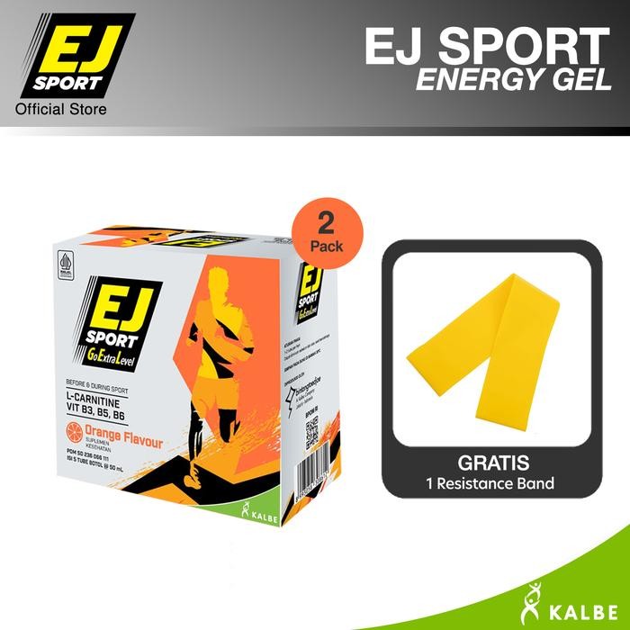 

EatFr3sh- [Special Bundle] EJ Sport Orange Energy Gel - Isi 2 Pack + FREE Gift