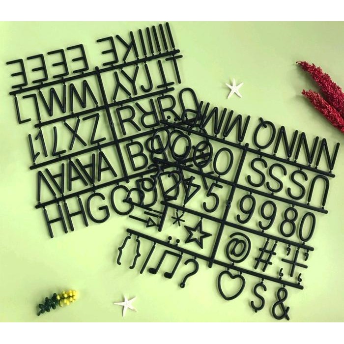 

No.OneBest- TAMBAHAN HURUF LETTER BOARD / PAPAN HURUF ANGKA