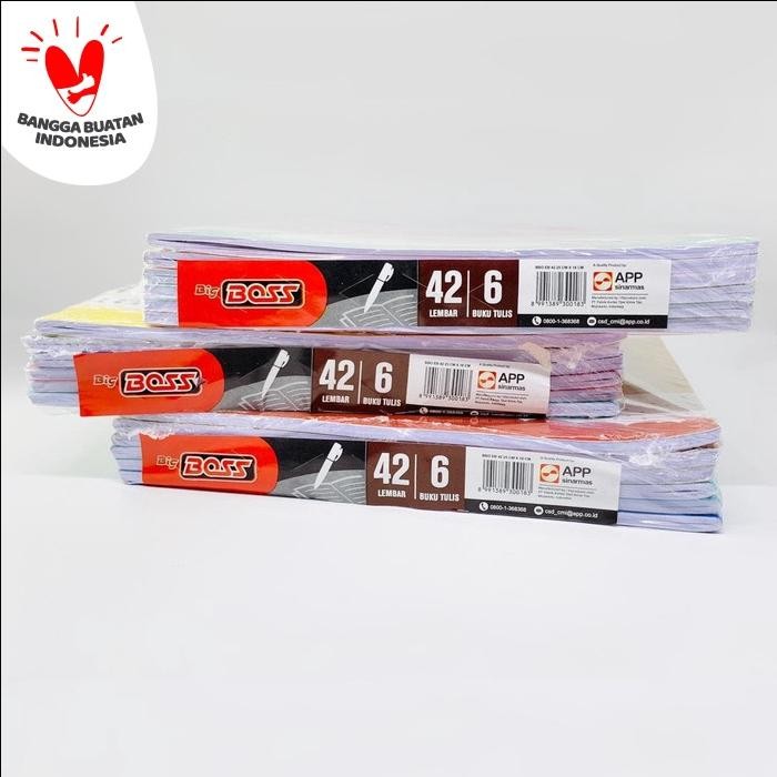 

No.OneBest- Buku Tulis Big Boss 42 Lembar Isi 6 Buku