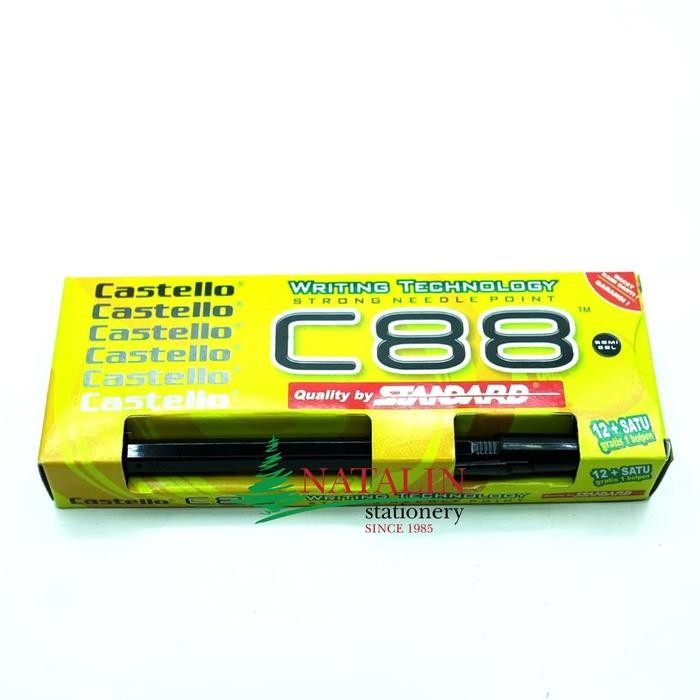 

No.OneBest- Bolpen STANDARD Castello C88 / 1 pack = 13 pcs ( semi gel pen )
