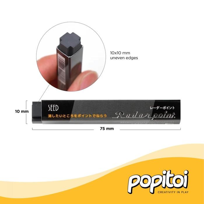 

No.OneBest- SEED Radar Point Line Eraser Penghapus Sekolah Kuliah Unik Elastis