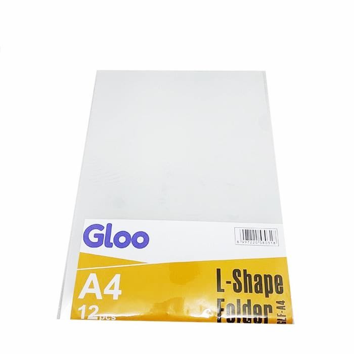 

No.OneBest- Map L gloo A4 map plastik A4 MapL plastik 12pcs