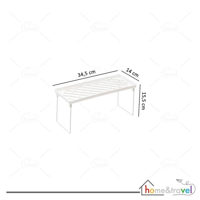 

No.OneBest- HOVELSHOP Rak Lipat Organizer Stationary Tempat Penyimpanan Buku ATK