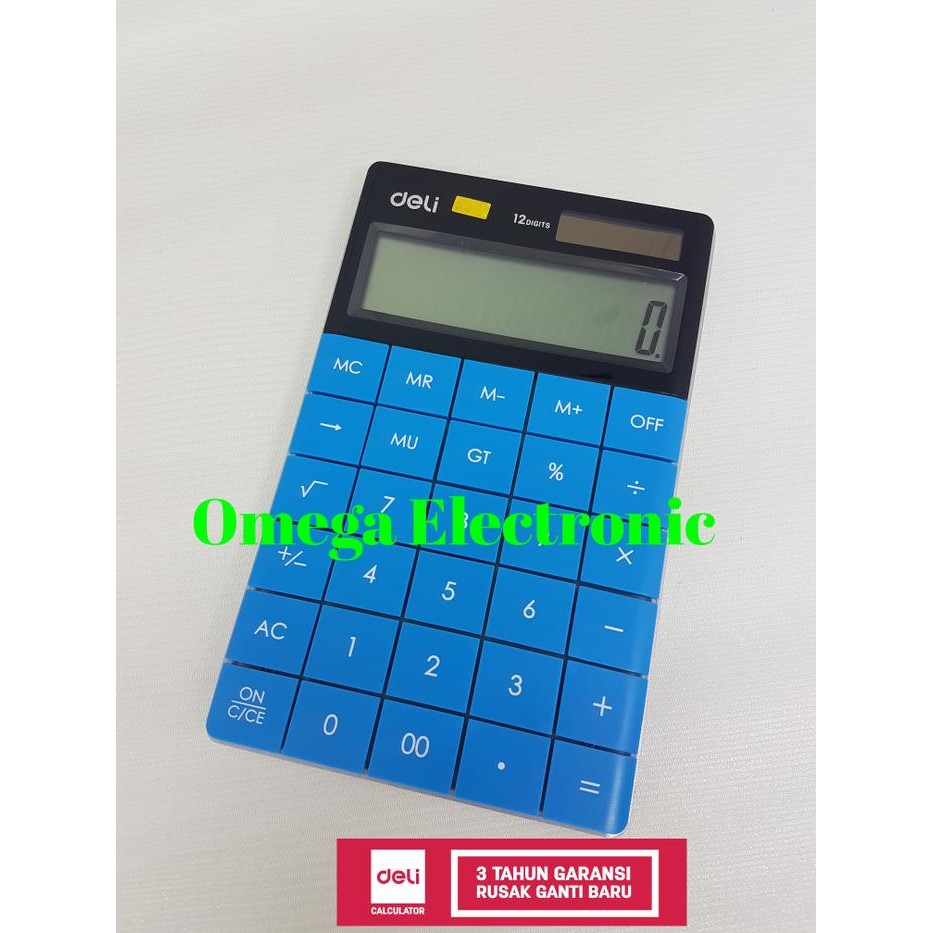 

Deli E1589 Calculator Desktop Kalkulator Stylish Office 1589 Kantor
