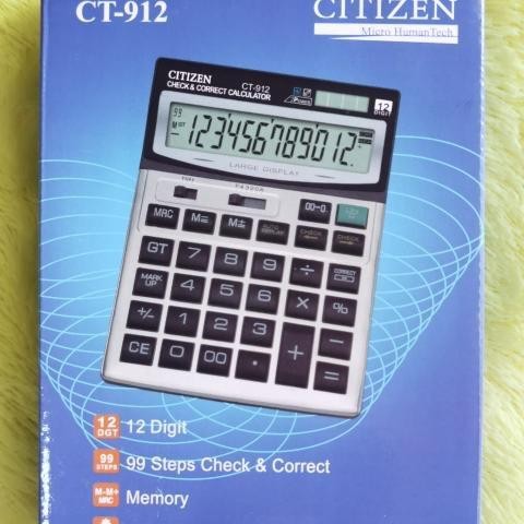 

Kalkulator Citizen 912B Besar 12Digit