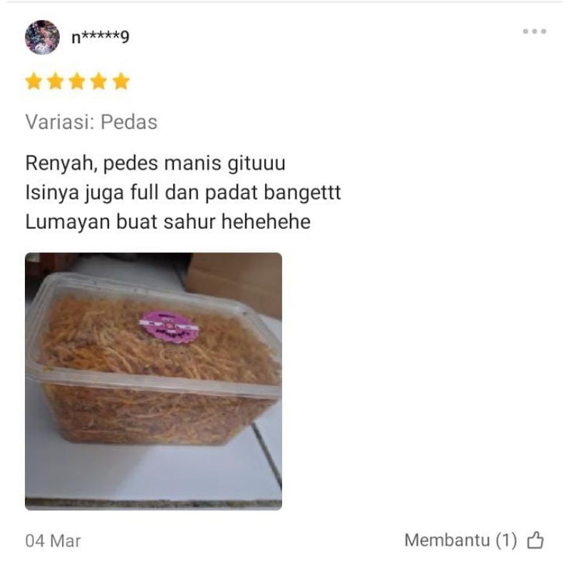 

Cemal Cemil Makyus Kentang Mustofa Mix Teri 1/4 Kg Camilan Snack Lauk Kering Kentang Kualitas