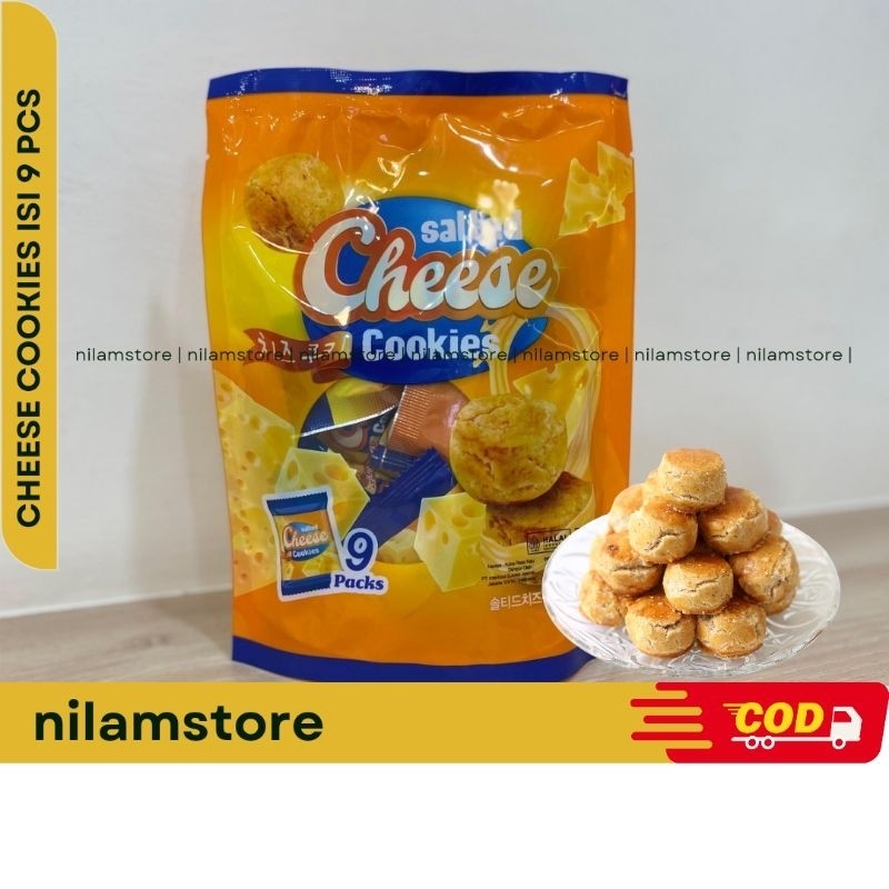 

Cemal Cemil Makyus Naraya Salted Cheese Cookies Isi 9Pcs - Cheese Cookies Isi 9Pcs