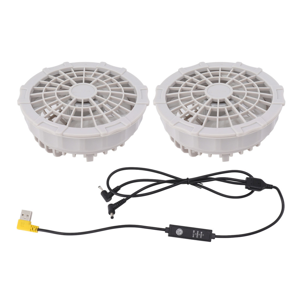 Usb Cooling Vest Fan 5V Wearable Cooling Vest Fan Usb Air Conditioned Clothes Fan Adjustable Dual