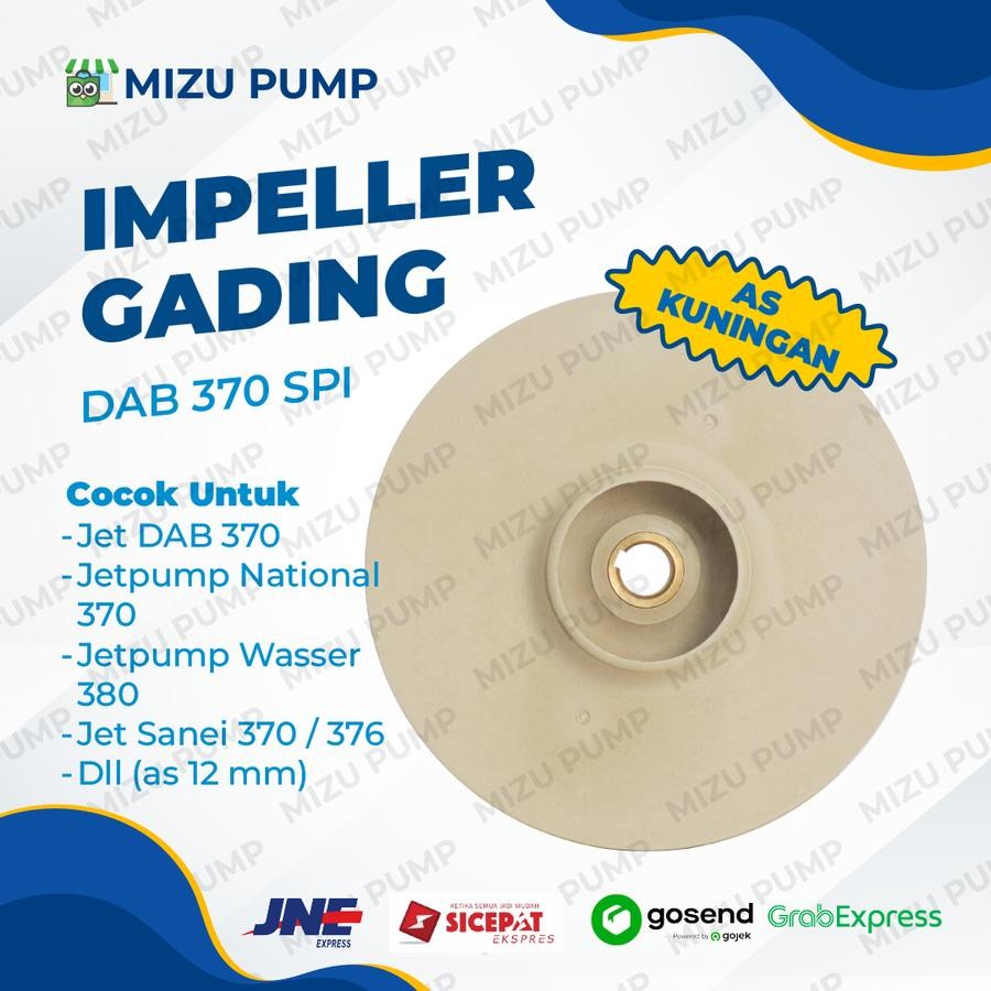 KIPAS IMPELLER DAB 370 GADING - KIPAS POMPA AIR DAB 370