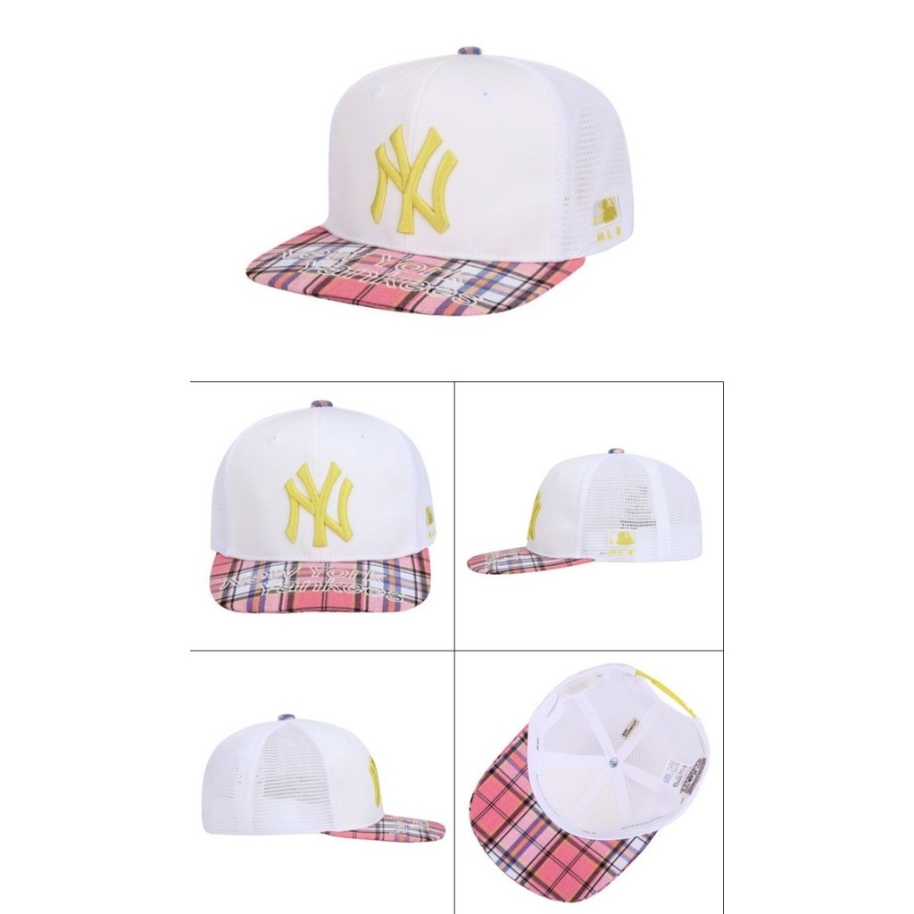 MLB KIDS CHECKED BASEBALL CAP