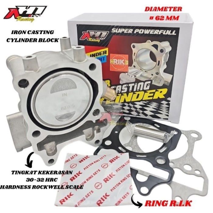 Boring Block Blok Seher Bore Up Vario 125 150 Pcx 150 62 Mm 62Mm