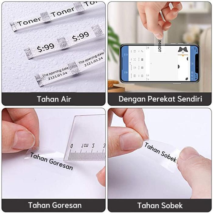 

Niimbot B18 Kertas Label Termal Transparan Tahan Air Dan Tidak Luntur #Gratisongkir