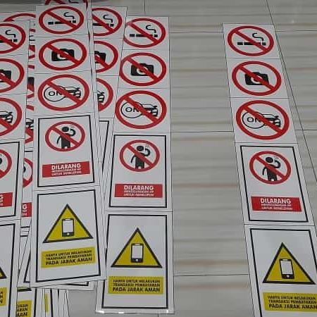 

1 Set Stiker 5 Rambu Spbu #Gratisongkir