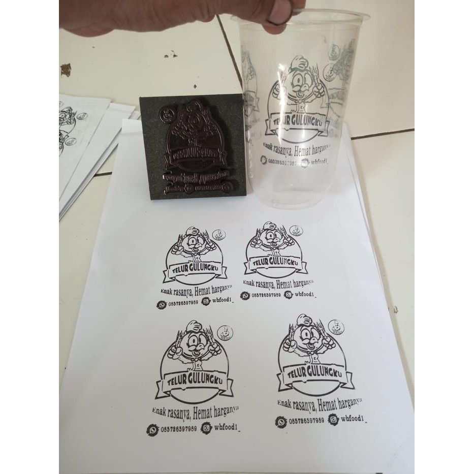 

Stempel Untuk Plastik Original Bisa Di Besi Kayu Mika Kaca Dll Paper Stamp #Gratisongkir