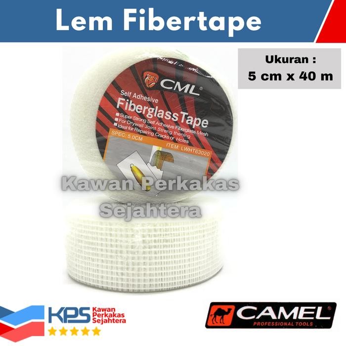 

Camel Lakban Lem Gypsum 2" Inch 5Cm Kain Kasa Gipsum 5 Cm Fibertape #Gratisongkir