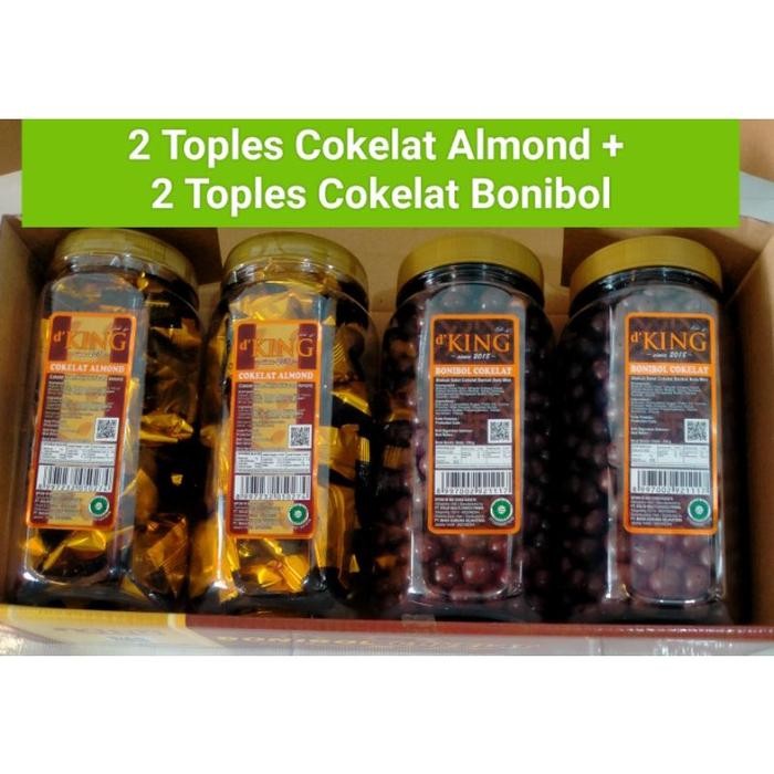

Cokelat Bonibol Kacang Almond 1 Dus isi 4 Toples