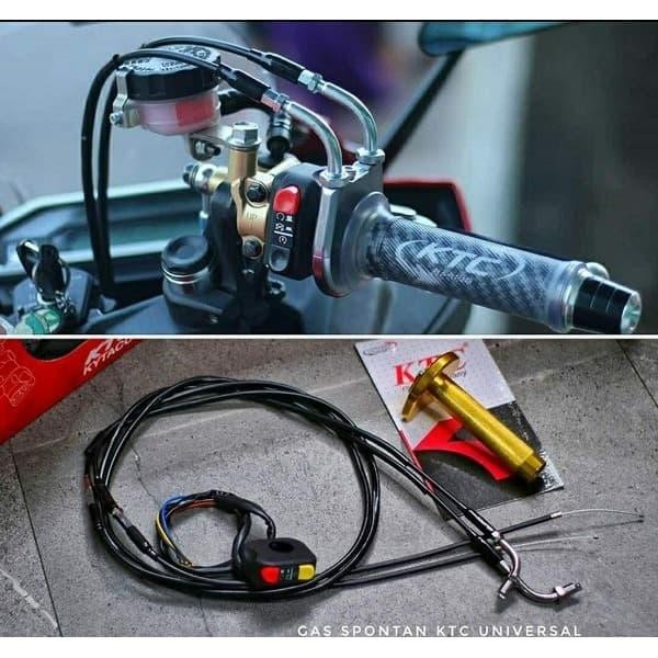Gas Spontan Ktc Dan Saklar Gas Spontan Ninja 250 R25 Mt25 Cbr150 R15V3