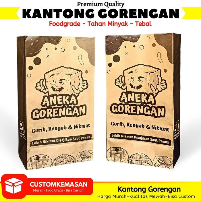 BERMUTU Kemasan Gorengan / Kantong Tahu Crispy / Kemasan Kantong Gorengan / Kantong Gorengan /
