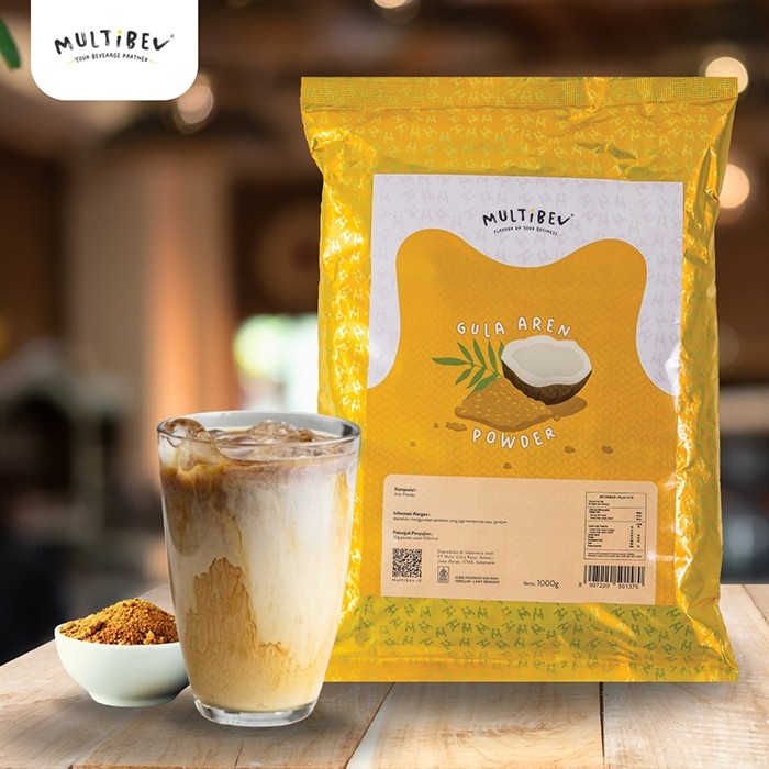 

MultiBev - Gula Aren Powder 1Kg - Minuman Bubuk Rasa Gula Aren
