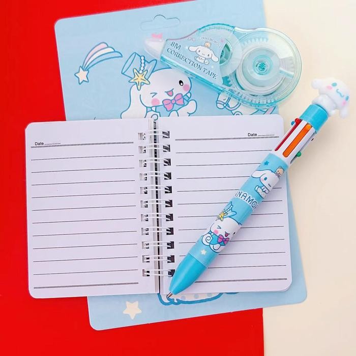

MASIH ADA.! SET ALAT TULIS PULPEN DAN BUKU MEMO SANRIO SET PULPEN SANRIO STUDY SET SANRIO ALAT TULIS