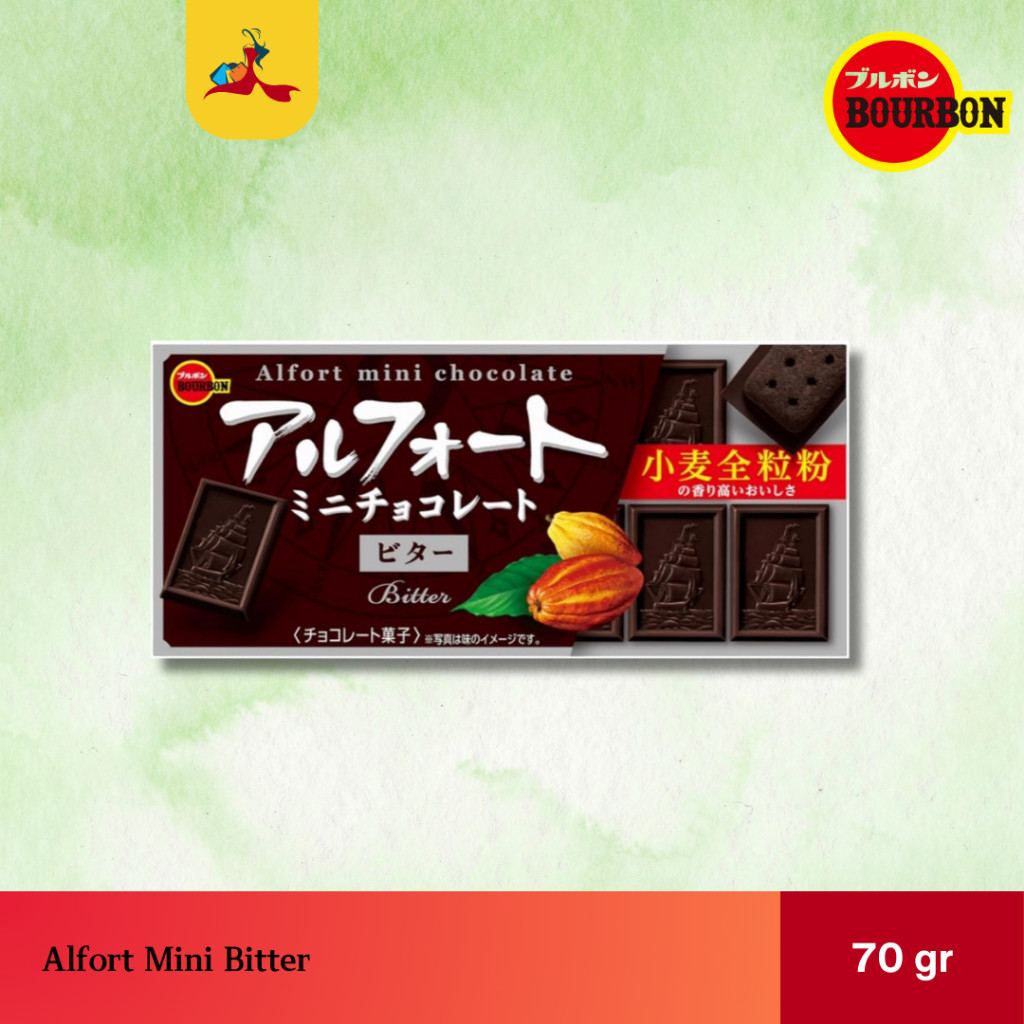 

Bourbon Biskuit Coklat Susu Alfort Mini Original Jepang