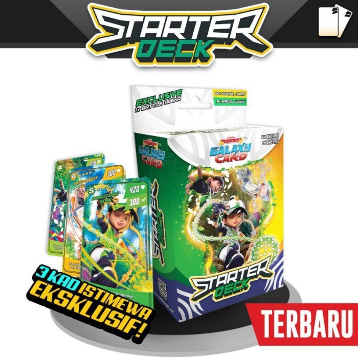 Promo BoBoiBoy Galaxy Card - Starter Deck V2 Berkualitas