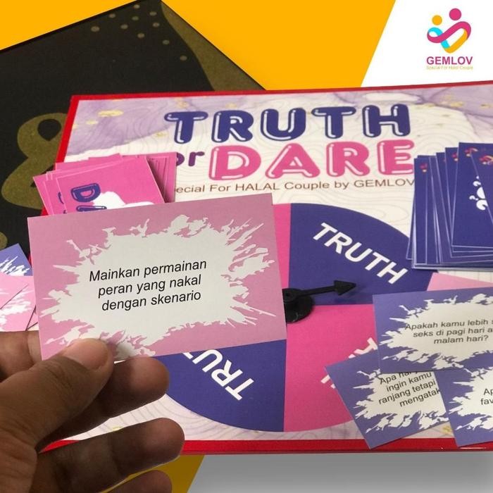 Gemlov Truth or Dare Permainan Kartu Pasangan Halal