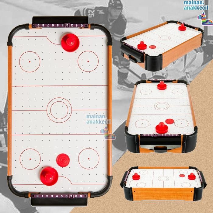 MAINAN ANAK MEJA KAYU HOCKEY GAME STAND SIZE BESAR / HOCKEY GAME