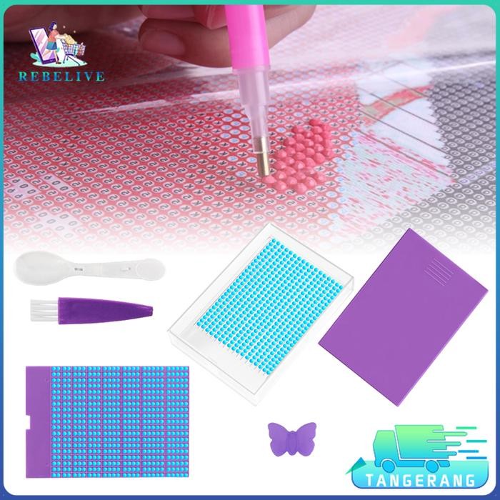 

Tray Palette Diamond Painting Tool Alat Lukisan 5D Diamond Painting Tool Set