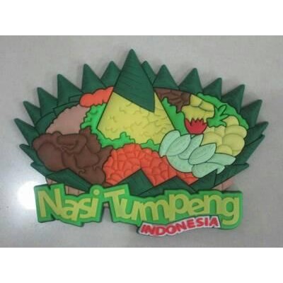 MAGNET/TEMPELAN KULKAS MAKANAN KHAS INDONESIA