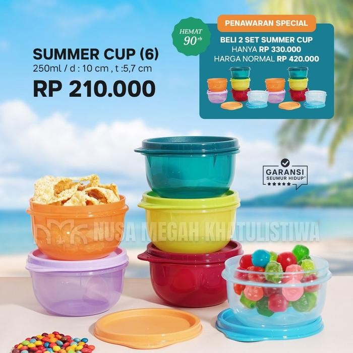 TERBARU summer cup tupperware