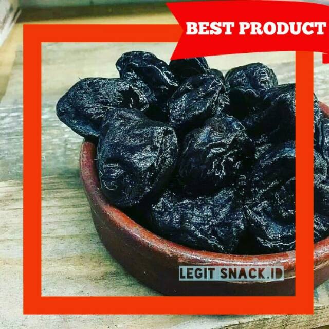 

Buah Plum Hitam Basah Manisan Tanpa Biji 250 Gram